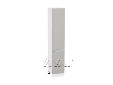 Шкаф пенал Фьюжн 400 (для верхних шкафов 720)/Б Silky Light Grey