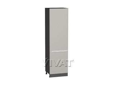 Шкаф пенал Фьюжн 600 (для верхних шкафов 720) Silky Light Grey / Graphite