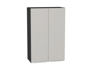 Шкаф верхний Фьюжн 600Н Silky Light Grey / Graphite
