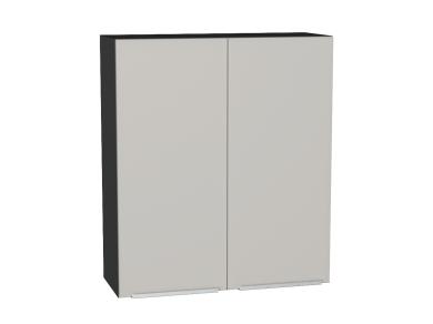 Шкаф верхний Фьюжн 800Н Silky Light Grey / Graphite
