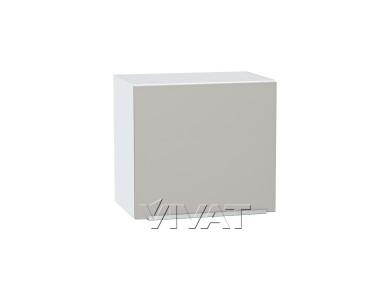 Шкаф верхний горизонтальный Фьюжн 500Н Silky Light Grey / Белый