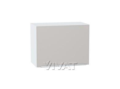 Шкаф верхний горизонтальный Фьюжн 600Н Silky Light Grey / Белый