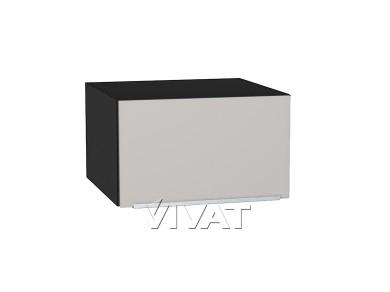 Шкаф верхний горизонтальный с увеличенной глубиной Фьюжн 610 Silky Light Grey / Graphite