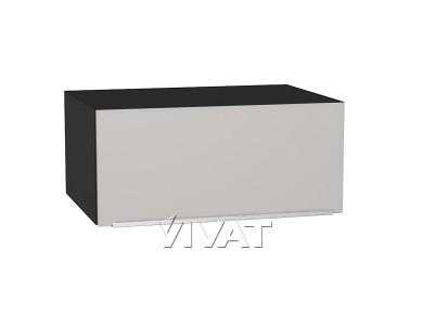 Шкаф верхний горизонтальный с увеличенной глубиной Фьюжн 810 Silky Light Grey / Graphite