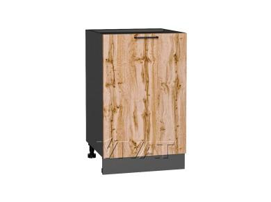 Шкаф нижний Флэт 500 Wotan Oak 2S / Graphite