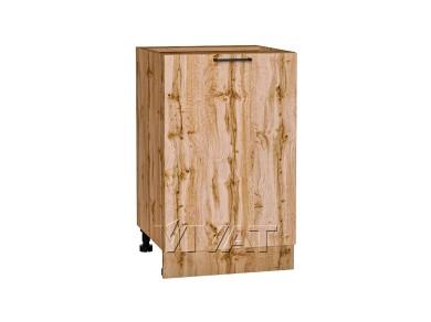 Шкаф нижний под мойку Флэт 500 Wotan Oak 2S / Дуб Вотан