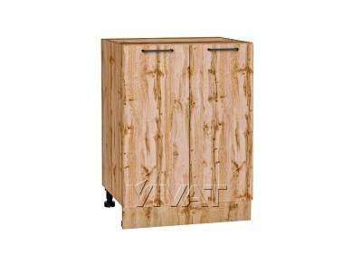 Шкаф нижний под мойку Флэт 600/Д Wotan Oak 2S