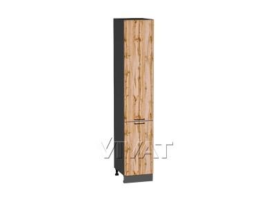 Шкаф пенал Флэт 400 (для верхних шкафов 720) Wotan Oak 2S / Graphite