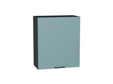 Шкаф верхний Флэт 600М Grey-green In 2S / Graphite