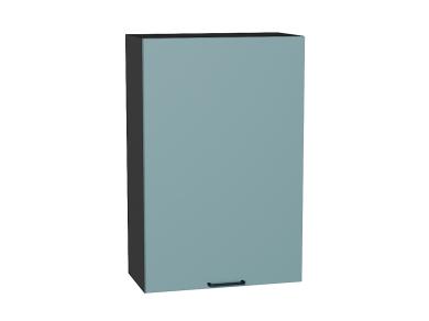 Шкаф верхний Флэт 600МН Grey-green In 2S / Graphite