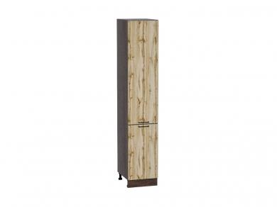 Шкаф пенал Флэт 400 (для верхних шкафов 720)/G Wotan Oak 2S