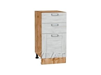 Шкаф нижний с 3-мя ящиками Лофт 400/Д Nordic Oak