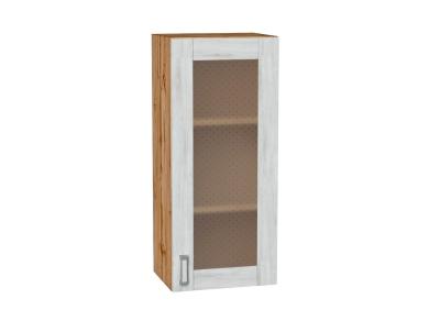 Шкаф верхний со стеклом Лофт 400Н Nordic Oak / Дуб Вотан