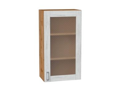Шкаф верхний со стеклом Лофт 500Н/Д Nordic Oak