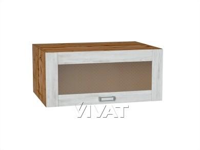 Шкаф верхний горизонтальный со стеклом Лофт 810/Д Nordic Oak