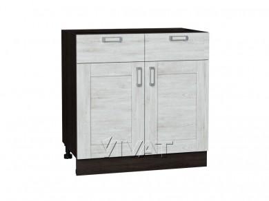 Шкаф нижний с 1 ящиком Лофт 800 Nordic Oak / Graphite