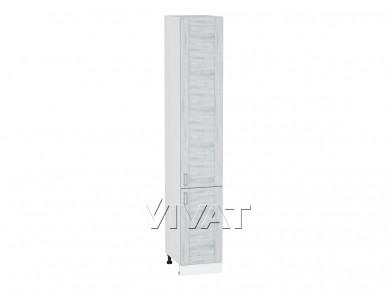 Шкаф пенал Лофт 400Н (для верхних шкафов 920) Белый/ Nordic Oak