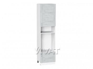 Шкаф пенал под встраиваемую бытовую технику Лофт 600Н (для верхних шкафов 920) Nordic Oak / Белый
