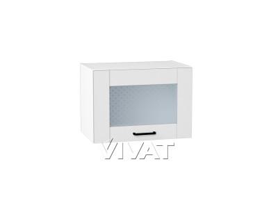Шкаф верхний горизонтальный со стеклом Лофт 500/Б Super White