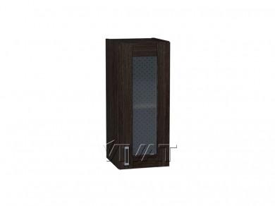 Шкаф верхний со стеклом Лофт 300 Wenge Veralinga / Венге