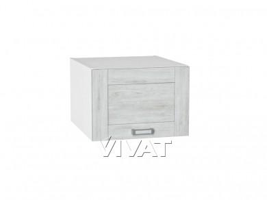 Шкаф верхний горизонтальный с увеличенной глубиной Лофт 510 Nordic Oak / Белый