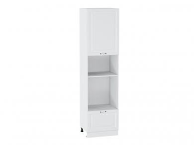Шкаф пенал под встраиваемую бытовую технику Ницца 600Н (для верхних шкафов 920) Белый / Белый