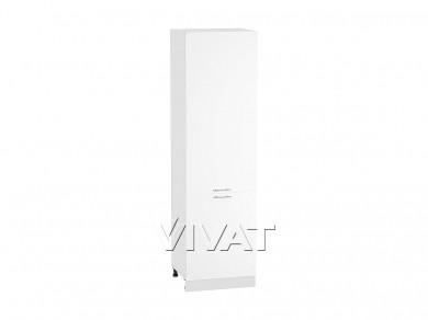 Шкаф пенал Валерия-М 600Н (для верхних шкафов 920) Белый глянец / Белый