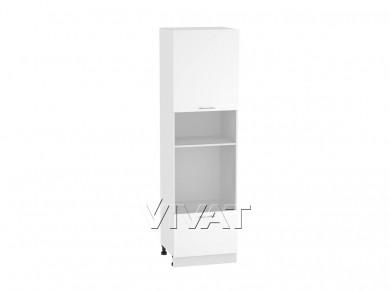 Шкаф пенал под встраиваемую бытовую технику Валерия-М 600Н (для верхних шкафов 920) Белый глянец / Белый