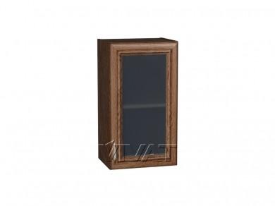 Шкаф верхний со стеклом Шале 400 Brown Dreamline / Graphite