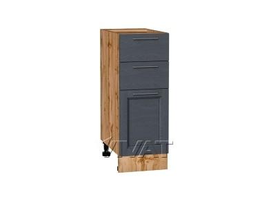 Шкаф нижний с 3-мя ящиками Сканди 300/Д Graphite Softwood