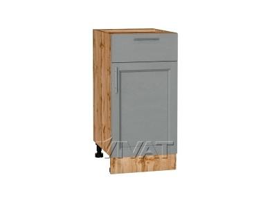Шкаф нижний с 1 ящиком Сканди 400 Grey Softwood / Дуб Вотан