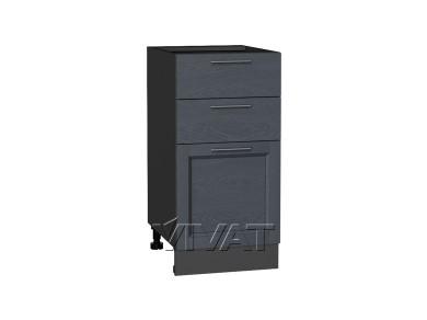Шкаф нижний с 3-мя ящиками Сканди 400 Graphite Softwood / Graphite