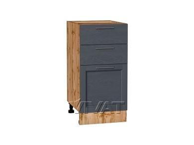 Шкаф нижний с 3-мя ящиками Сканди 400/Д Graphite Softwood