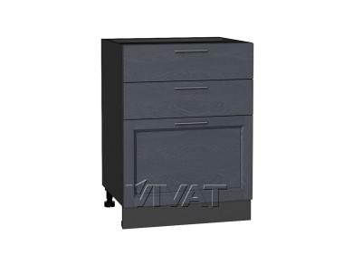 Шкаф нижний с 3-мя ящиками Сканди 600/G Graphite Softwood