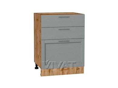 Шкаф нижний с 3-мя ящиками Сканди 600/Д Grey Softwood