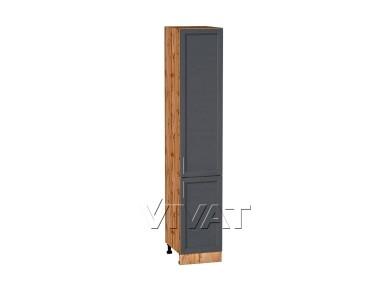 Шкаф пенал Сканди 400 (для верхних шкафов 720) Graphite Softwood / Дуб Вотан