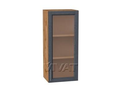 Шкаф верхний со стеклом Сканди 400Н/Д Graphite Softwood