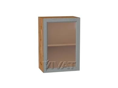 Шкаф верхний со стеклом Сканди 500/Д Grey Softwood