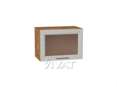 Шкаф верхний горизонтальный со стеклом Сканди 500/Д Cappuccino Softwood
