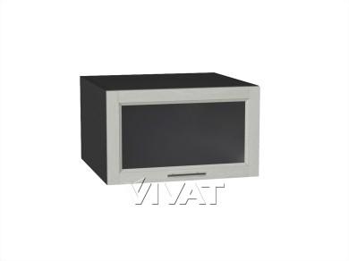 Шкаф верхний горизонтальный со стеклом Сканди 610/G Cappuccino Softwood