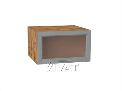 Шкаф верхний горизонтальный со стеклом Сканди 610/Д Grey Softwood