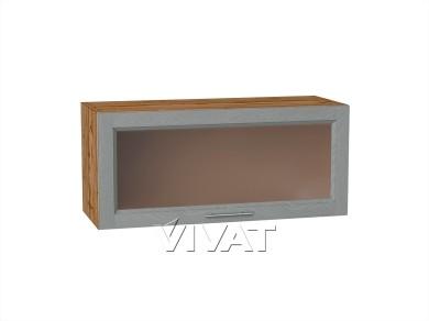 Шкаф верхний горизонтальный со стеклом Сканди 800/Д Grey Softwood