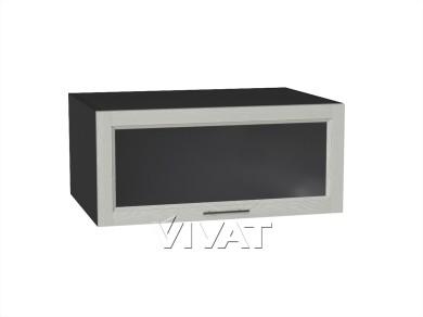 Шкаф верхний горизонтальный со стеклом Сканди 810/G Cappuccino Softwood