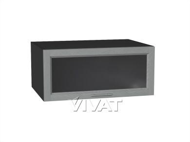 Шкаф верхний горизонтальный со стеклом Сканди 810/G Grey Softwood