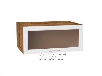 Шкаф верхний горизонтальный со стеклом Сканди 810/Д White Softwood