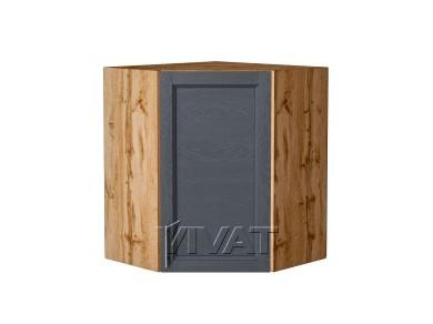 Шкаф верхний угловой Сканди 590 Graphite Softwood / Дуб Вотан