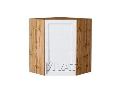 Шкаф верхний угловой Сканди 590 White Softwood / Дуб Вотан