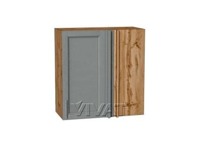 Шкаф верхний прямой угловой Сканди 700 Grey Softwood / Дуб Вотан