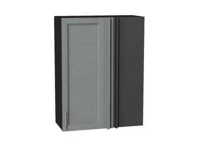 Шкаф верхний прямой угловой Сканди 700Н Grey Softwood / Graphite