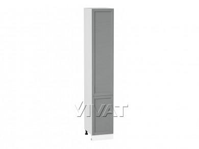 Шкаф пенал Сканди 400Н (для верхних шкафов 920) Grey Softwood / Белый